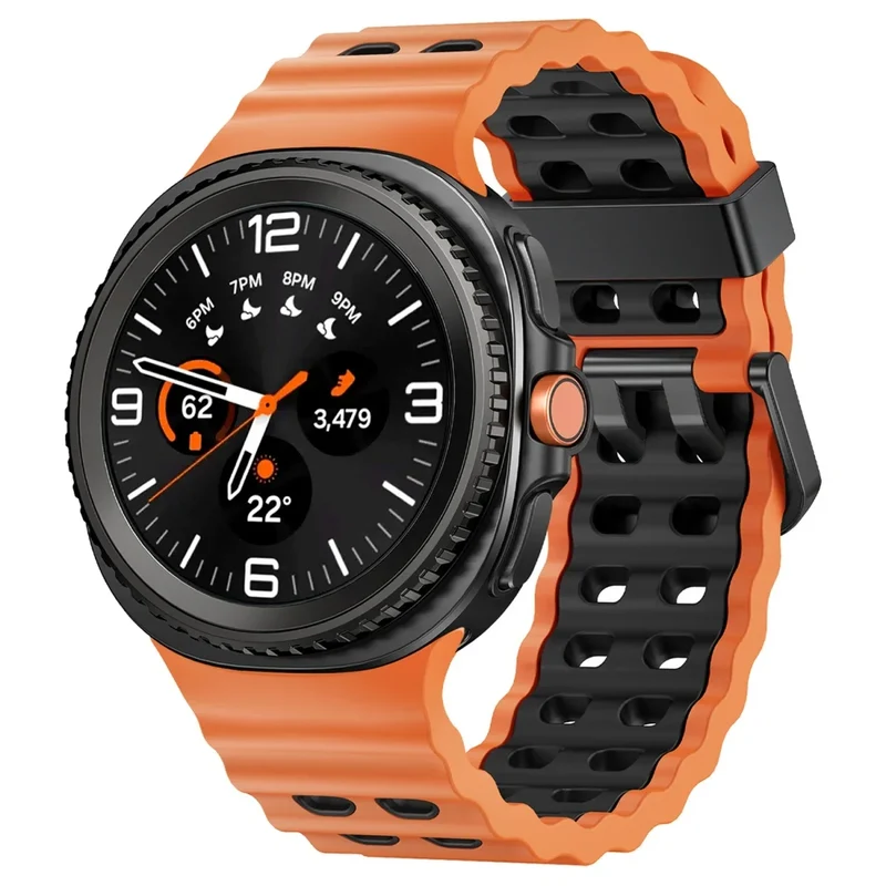 Siliconen Sportbandje voor Smartwatch met Ademende Perforatie Waterdicht Design Fitness Polsband Verstelbaar | Sansoti
