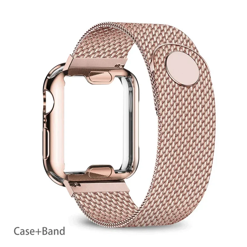 Metalen Smartwatch Bandje Stainless Steel Mesh Verstelbaar Universeel Horlogeband 38-49mm Polsband Zilver | Sansoti