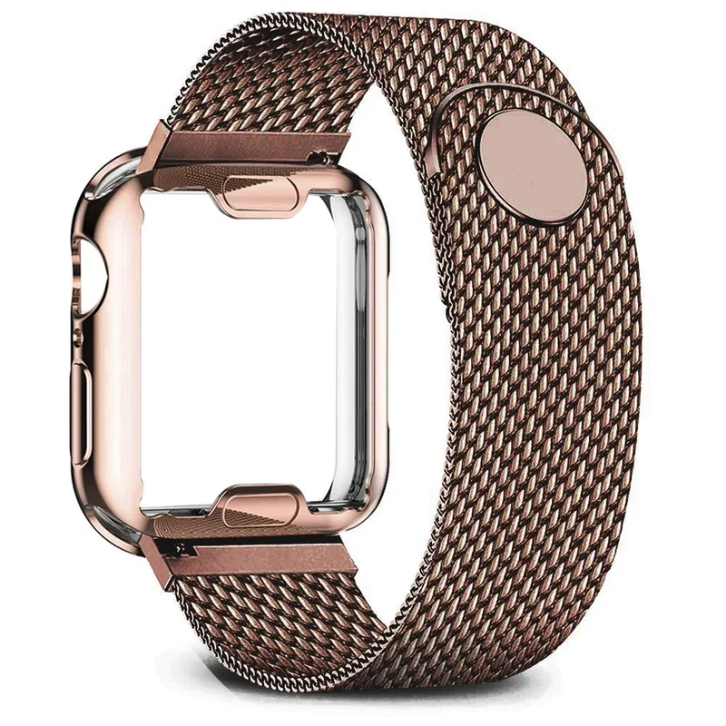 Metalen Smartwatch Bandje Stainless Steel Mesh Verstelbaar Universeel Horlogeband 38-49mm Polsband Zilver | Sansoti