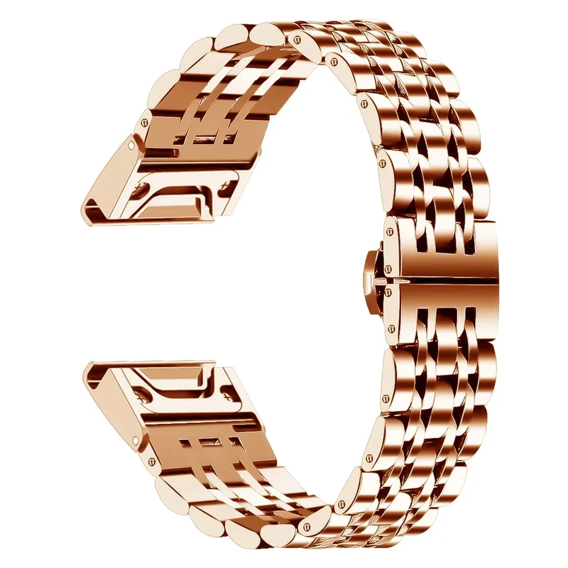 RVS Horlogeband Schakelarmband Metaal 20mm 22mm 26mm Polsband Smartwatch Accessoire Universeel Vervangband | Sansoti