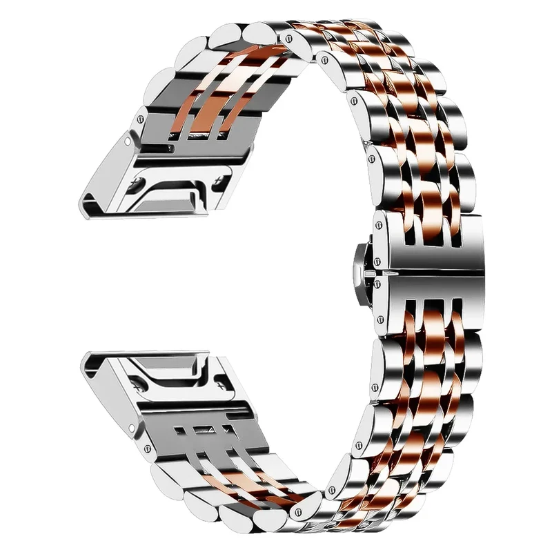 RVS Horlogeband Schakelarmband Metaal 20mm 22mm 26mm Polsband Smartwatch Accessoire Universeel Vervangband | Sansoti