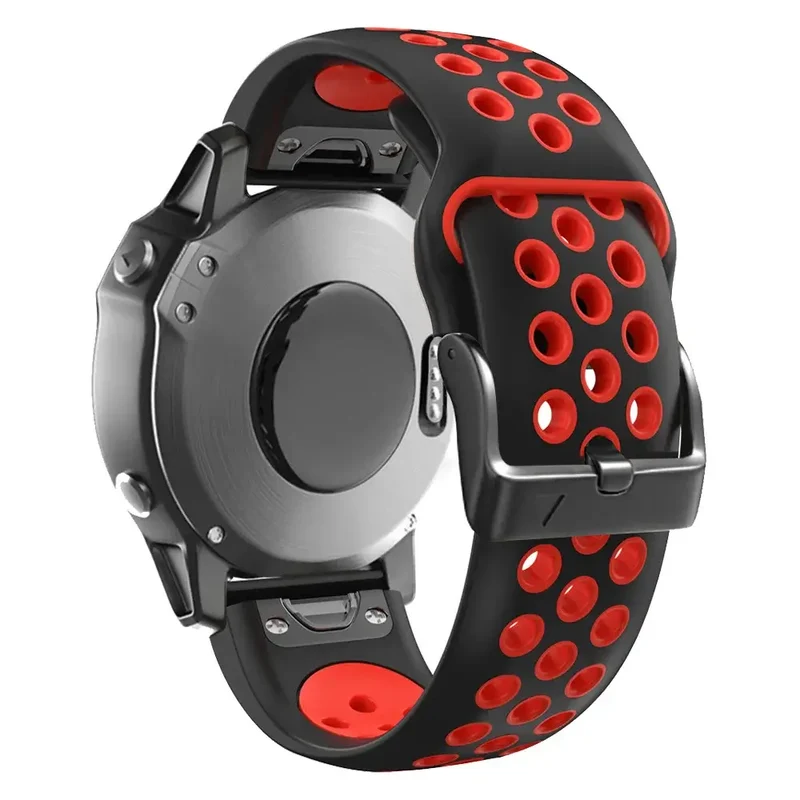 Siliconen Smartwatch Bandje Ademend QuickFit Sportband Polsband Horloge 22mm 26mm Fitness Training Sport | Sansoti