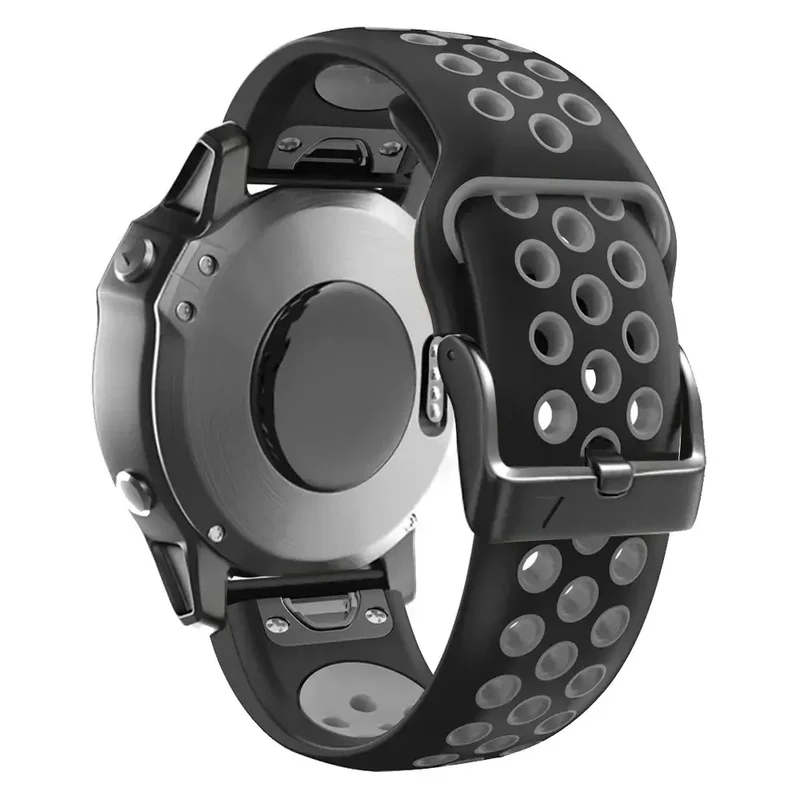 Siliconen Smartwatch Bandje Ademend QuickFit Sportband Polsband Horloge 22mm 26mm Fitness Training Sport | Sansoti