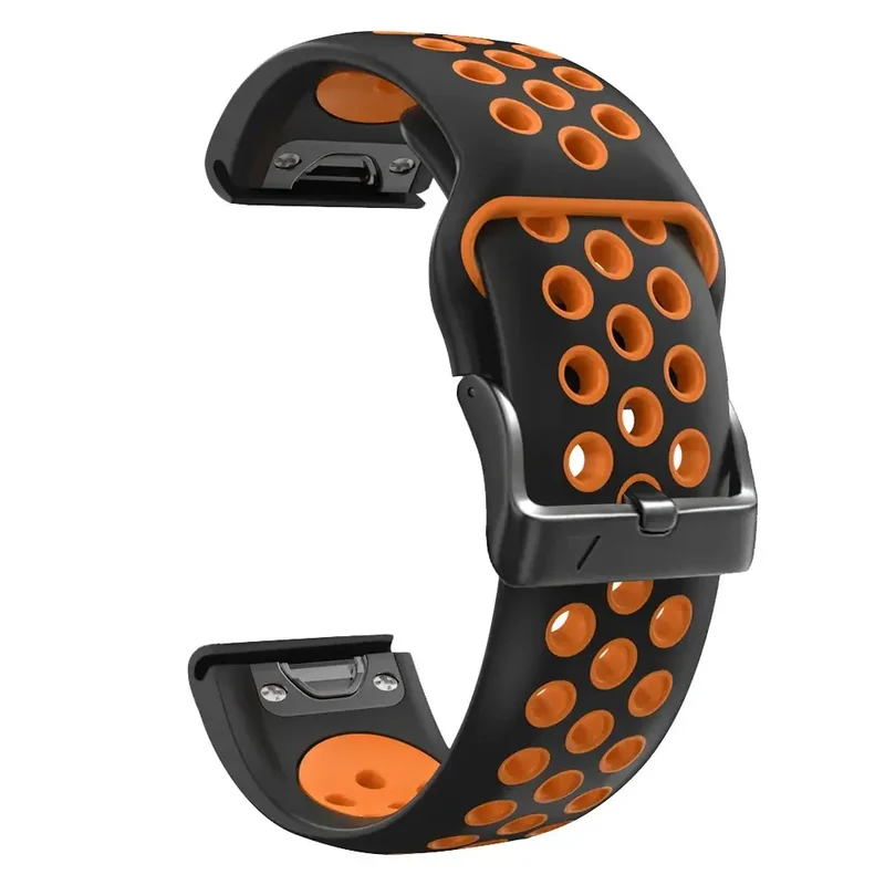 Siliconen Smartwatch Bandje Ademend QuickFit Sportband Polsband Horloge 22mm 26mm Fitness Training Sport | Sansoti