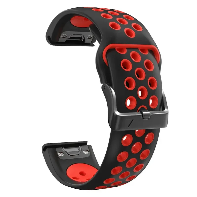 Siliconen Smartwatch Bandje Ademend QuickFit Sportband Polsband Horloge 22mm 26mm Fitness Training Sport | Sansoti