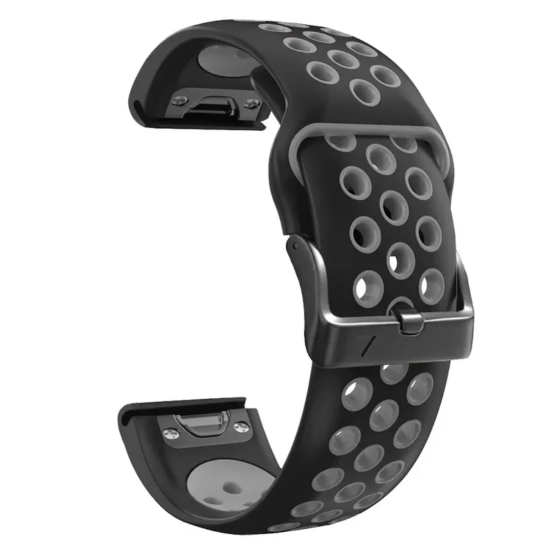 Siliconen Smartwatch Bandje Ademend QuickFit Sportband Polsband Horloge 22mm 26mm Fitness Training Sport | Sansoti