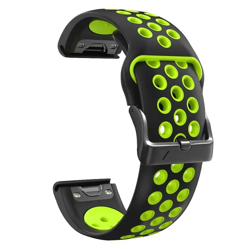 Siliconen Smartwatch Bandje Ademend QuickFit Sportband Polsband Horloge 22mm 26mm Fitness Training Sport | Sansoti