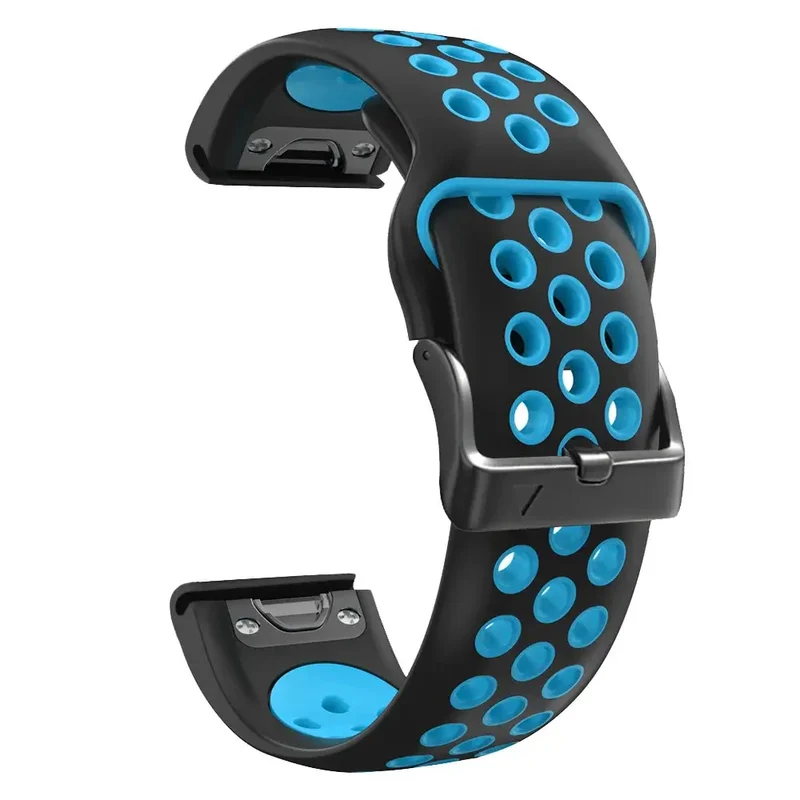 Siliconen Smartwatch Bandje Ademend QuickFit Sportband Polsband Horloge 22mm 26mm Fitness Training Sport | Sansoti
