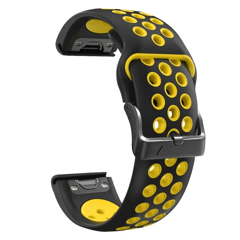 Siliconen Smartwatch Bandje Ademend QuickFit Sportband Polsband Horloge 22mm 26mm Fitness Training Sport | Sansoti