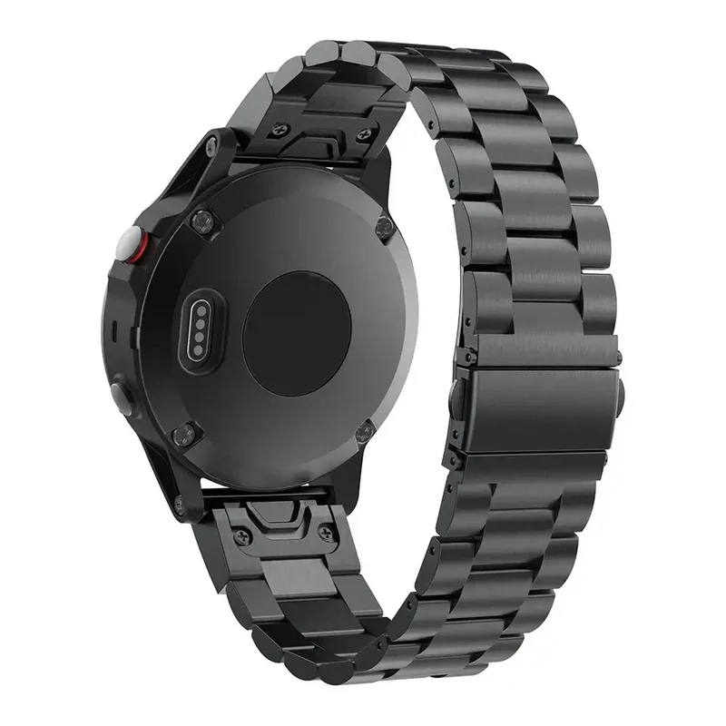 Roestvrijstalen Smartwatch Bandje met QuickFit Systeem 20mm 22mm 26mm Goud Zilver Zwart Polsband Horloge | Sansoti