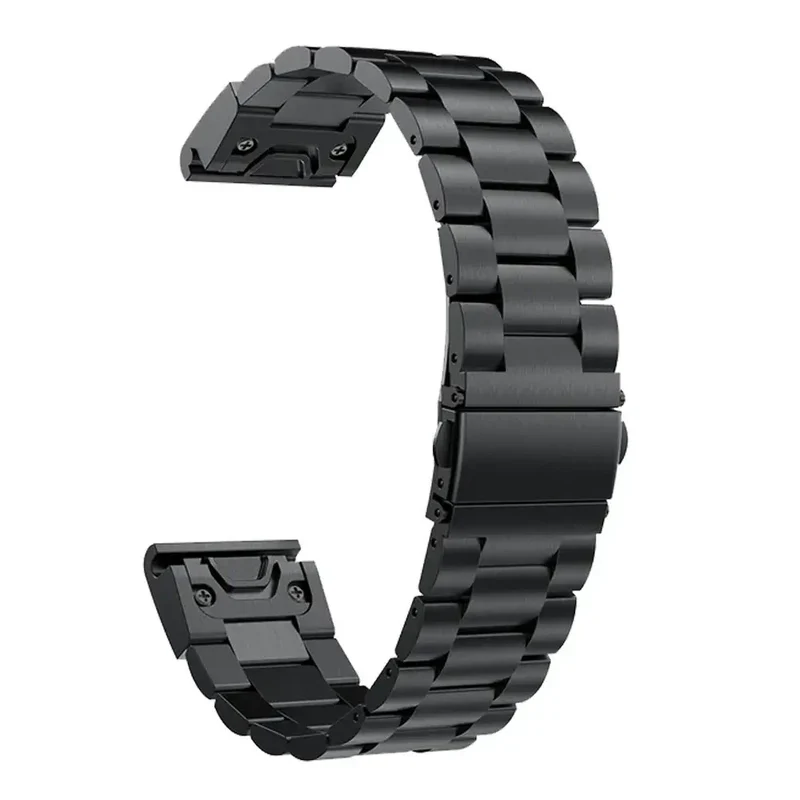 Roestvrijstalen Smartwatch Bandje met QuickFit Systeem 20mm 22mm 26mm Goud Zilver Zwart Polsband Horloge | Sansoti