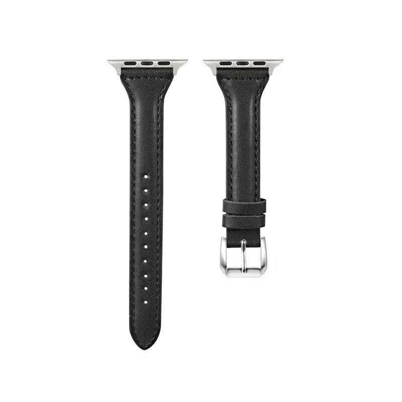 Leren Horlogebandje Smartwatch Universeel Verstelbaar 38-49mm Premium Lederen Polsband Sportief Design | Sansoti