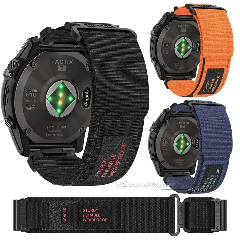 Nylon Smartwatch Bandje 20mm 22mm 26mm QuickFit Verwisselbaar Sportband Verstelbaar Ademend Polsband | Sansoti