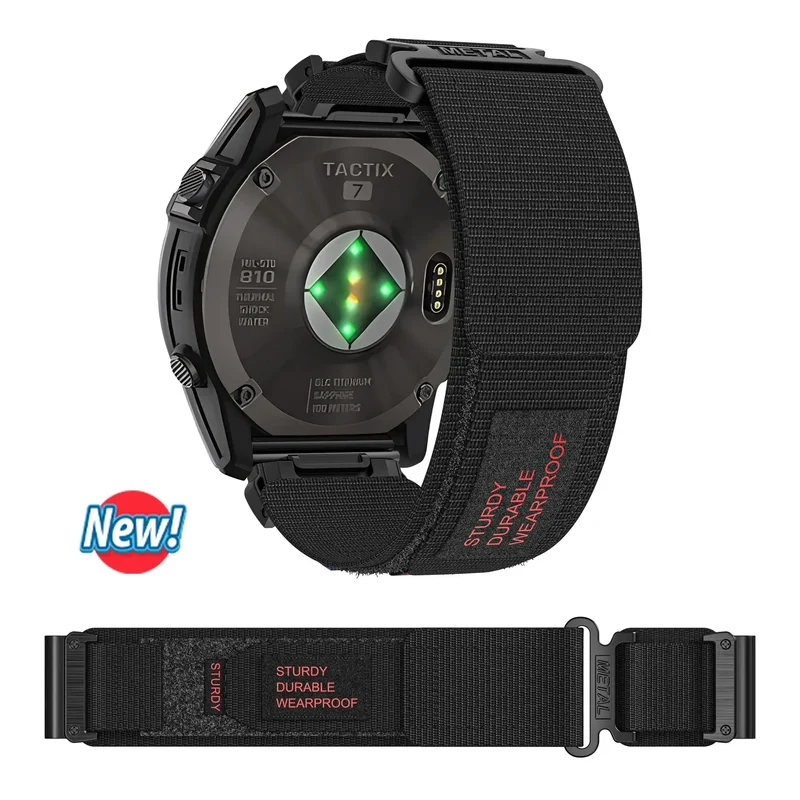 Nylon Smartwatch Bandje 20mm 22mm 26mm QuickFit Verwisselbaar Sportband Verstelbaar Ademend Polsband | Sansoti