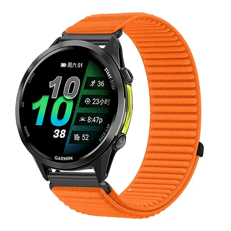 Nylon Smartwatch Bandje 21cm Verstelbaar Ademend Sportief voor Sporthorloges 20mm 22mm Polsband Unisex | Sansoti
