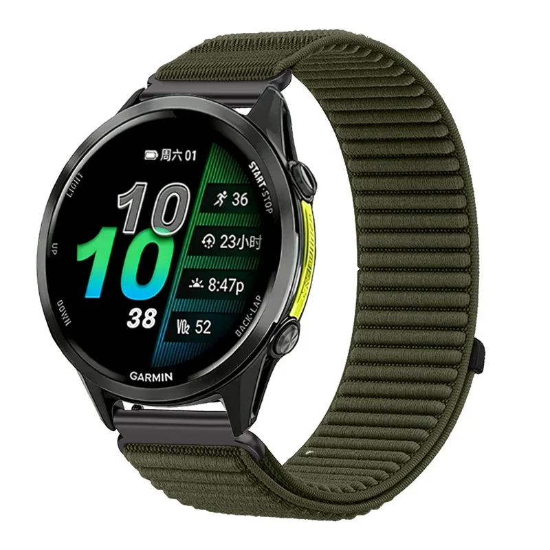Nylon Smartwatch Bandje 21cm Verstelbaar Ademend Sportief voor Sporthorloges 20mm 22mm Polsband Unisex | Sansoti