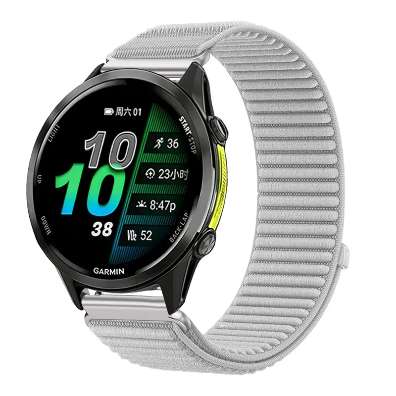 Nylon Smartwatch Bandje 21cm Verstelbaar Ademend Sportief voor Sporthorloges 20mm 22mm Polsband Unisex | Sansoti
