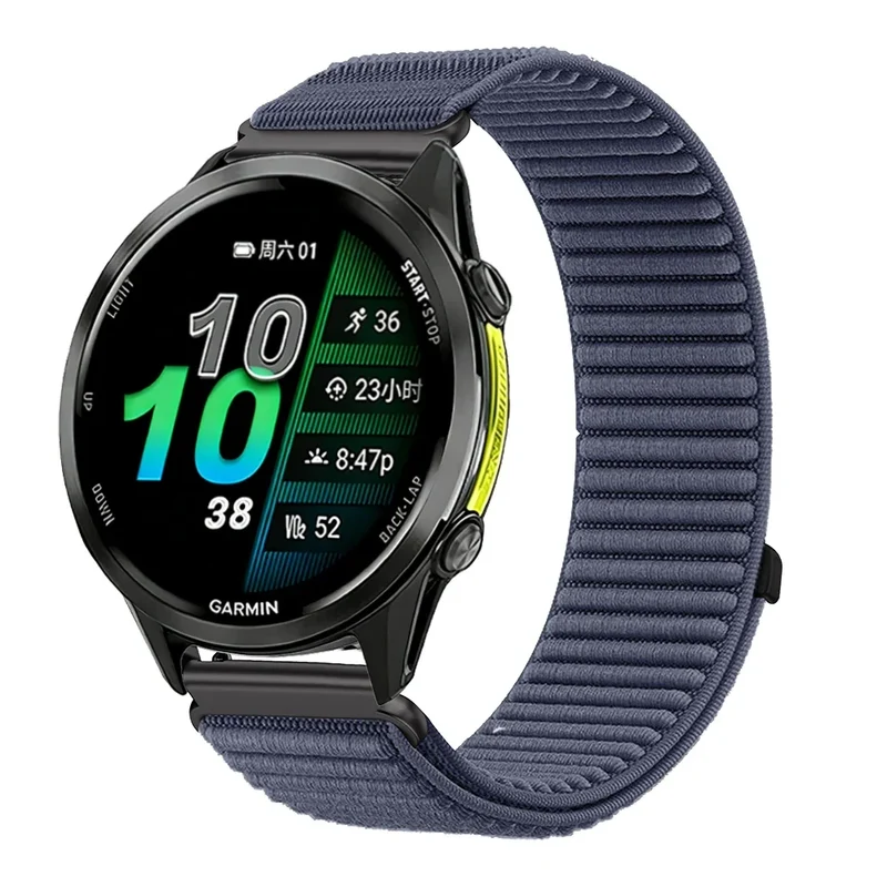Nylon Smartwatch Bandje 21cm Verstelbaar Ademend Sportief voor Sporthorloges 20mm 22mm Polsband Unisex | Sansoti