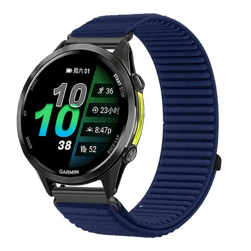 Nylon Smartwatch Bandje 21cm Verstelbaar Ademend Sportief voor Sporthorloges 20mm 22mm Polsband Unisex | Sansoti