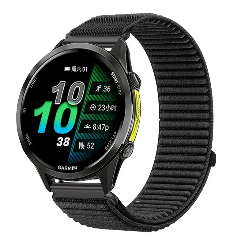 Nylon Smartwatch Bandje 21cm Verstelbaar Ademend Sportief voor Sporthorloges 20mm 22mm Polsband Unisex | Sansoti