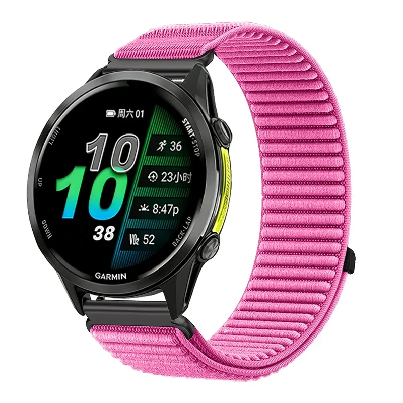 Nylon Smartwatch Bandje 21cm Verstelbaar Ademend Sportief voor Sporthorloges 20mm 22mm Polsband Unisex | Sansoti