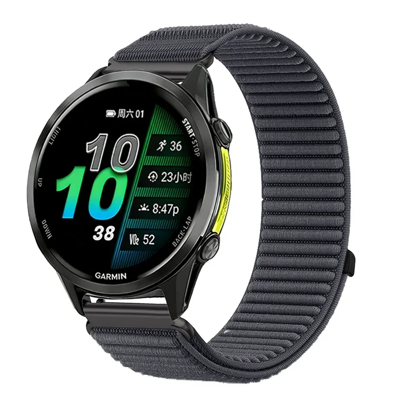 Nylon Smartwatch Bandje 21cm Verstelbaar Ademend Sportief voor Sporthorloges 20mm 22mm Polsband Unisex | Sansoti