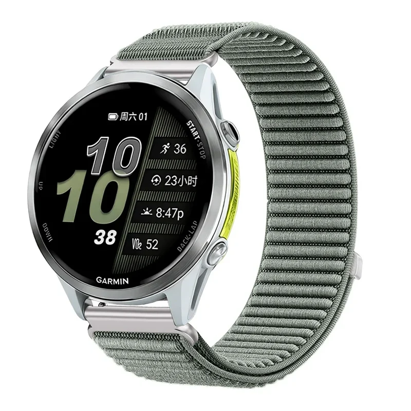 Nylon Smartwatch Bandje 21cm Verstelbaar Ademend Sportief voor Sporthorloges 20mm 22mm Polsband Unisex | Sansoti