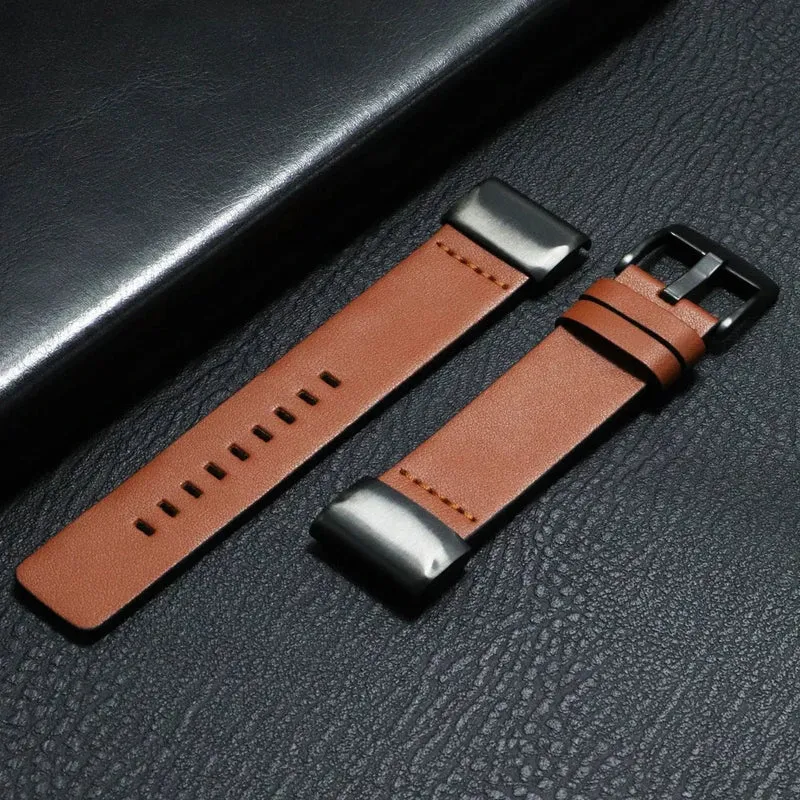 Leren Horlogeband met Snelsluiting 20mm 22mm 26mm Smartwatch Polsband Unisex Bruin Zwart Blauw Verstelbaar | Sansoti