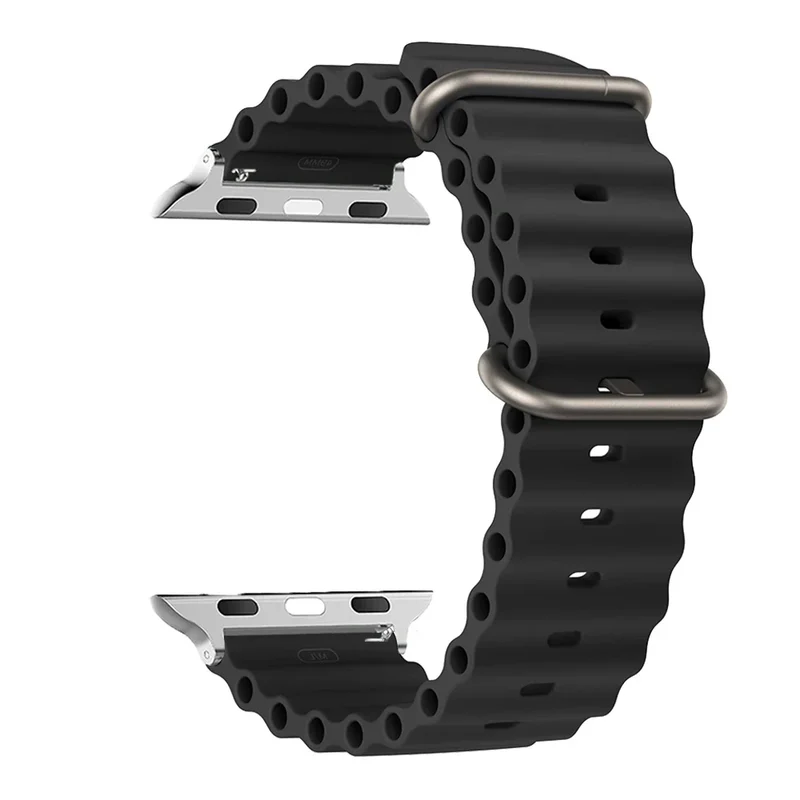 Siliconen Smartwatch Bandje Waterbestendig Ademend Unisex Horlogeband Sportarmband Vervangingsband Polsband | Sansoti