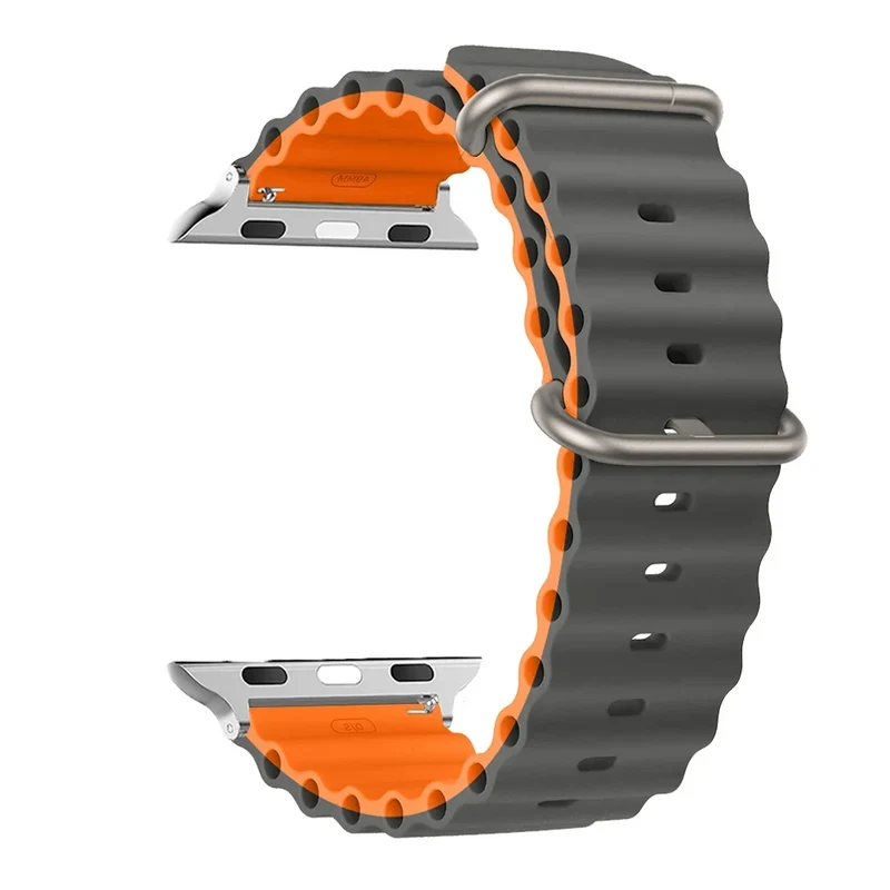 Siliconen Smartwatch Bandje Waterbestendig Ademend Unisex Horlogeband Sportarmband Vervangingsband Polsband | Sansoti