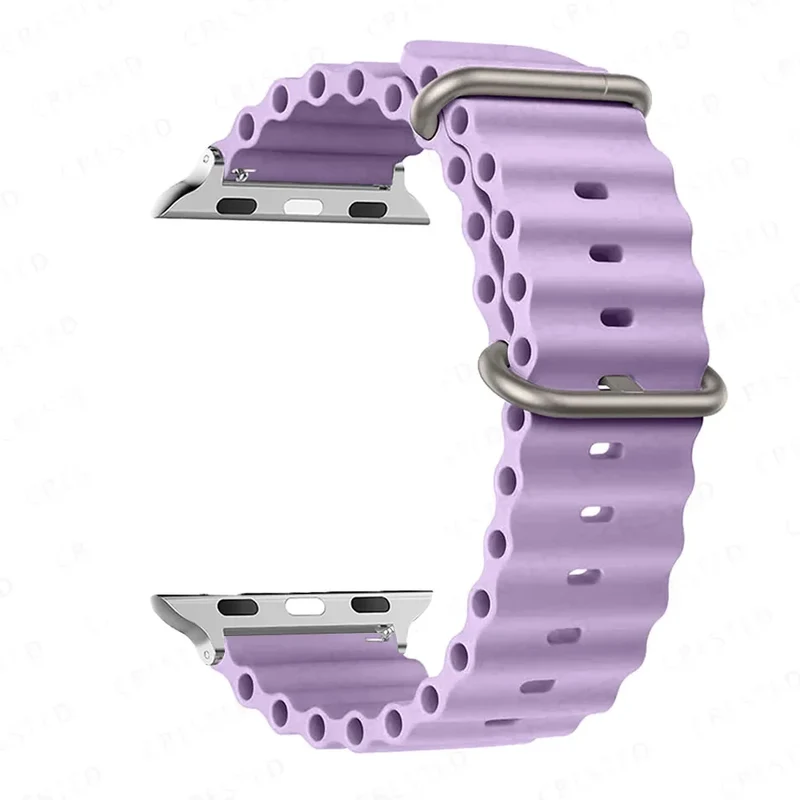 Siliconen Smartwatch Bandje Waterbestendig Ademend Unisex Horlogeband Sportarmband Vervangingsband Polsband | Sansoti