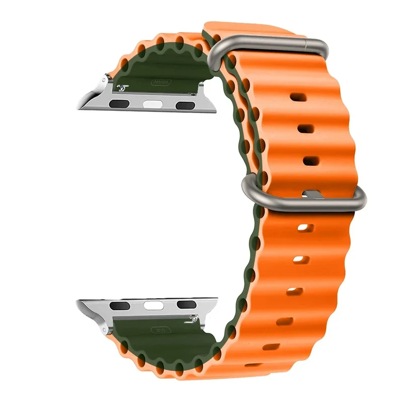Siliconen Smartwatch Bandje Waterbestendig Ademend Unisex Horlogeband Sportarmband Vervangingsband Polsband | Sansoti