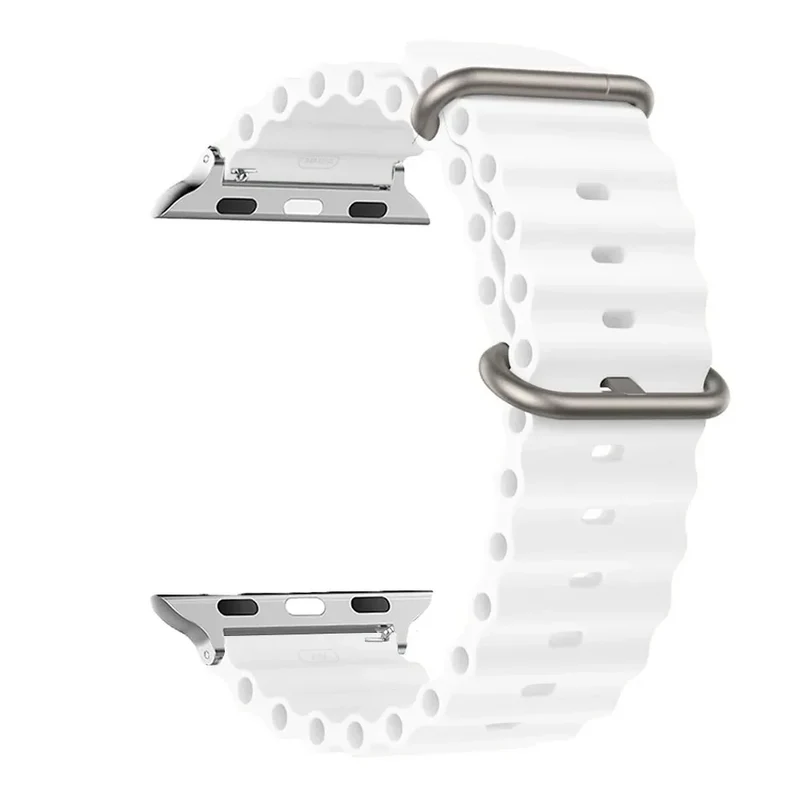 Siliconen Smartwatch Bandje Waterbestendig Ademend Unisex Horlogeband Sportarmband Vervangingsband Polsband | Sansoti
