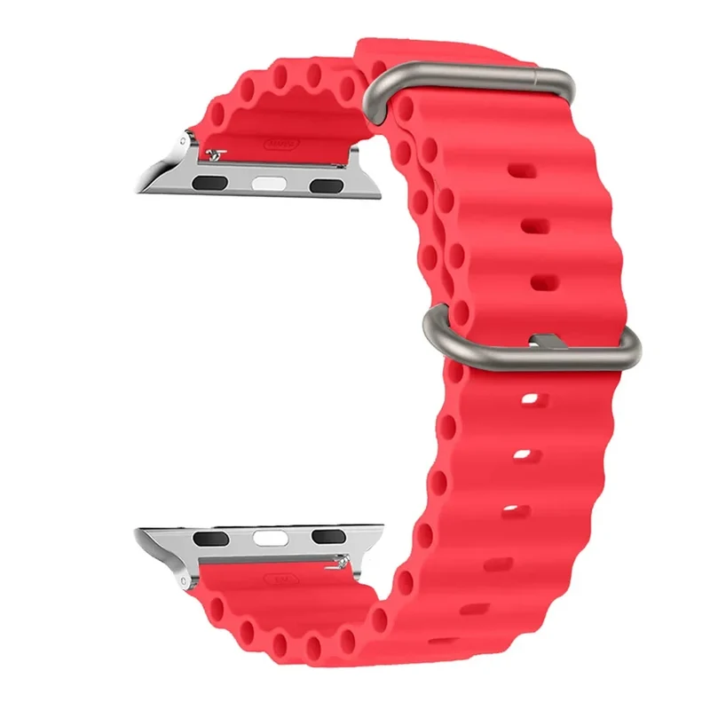 Siliconen Smartwatch Bandje Waterbestendig Ademend Unisex Horlogeband Sportarmband Vervangingsband Polsband | Sansoti