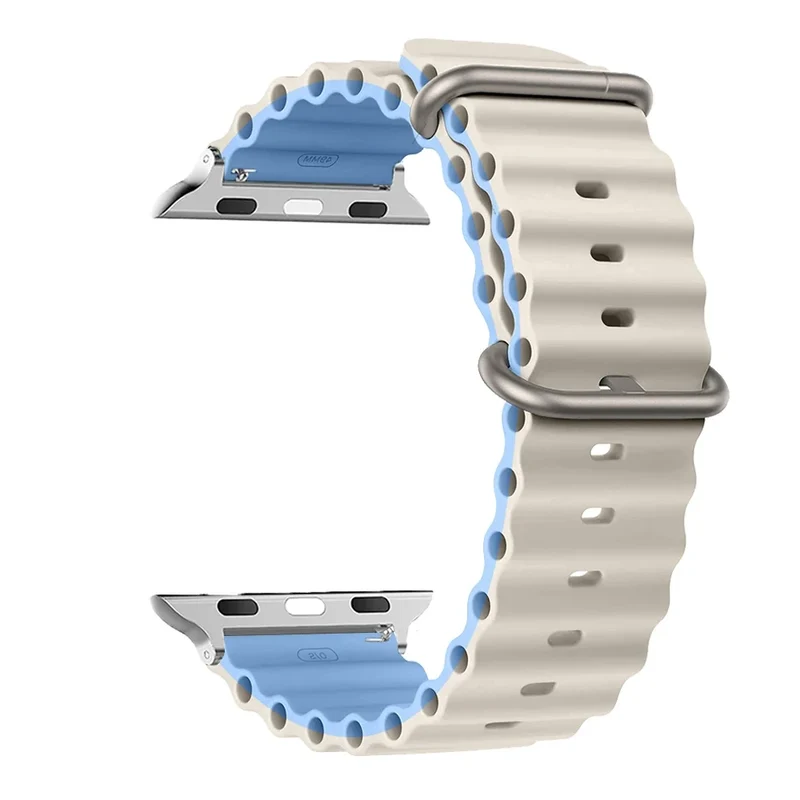 Siliconen Smartwatch Bandje Waterbestendig Ademend Unisex Horlogeband Sportarmband Vervangingsband Polsband | Sansoti