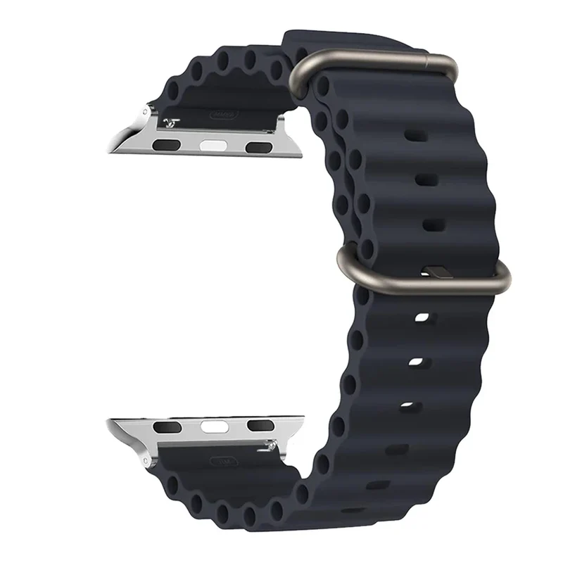 Siliconen Smartwatch Bandje Waterbestendig Ademend Unisex Horlogeband Sportarmband Vervangingsband Polsband | Sansoti