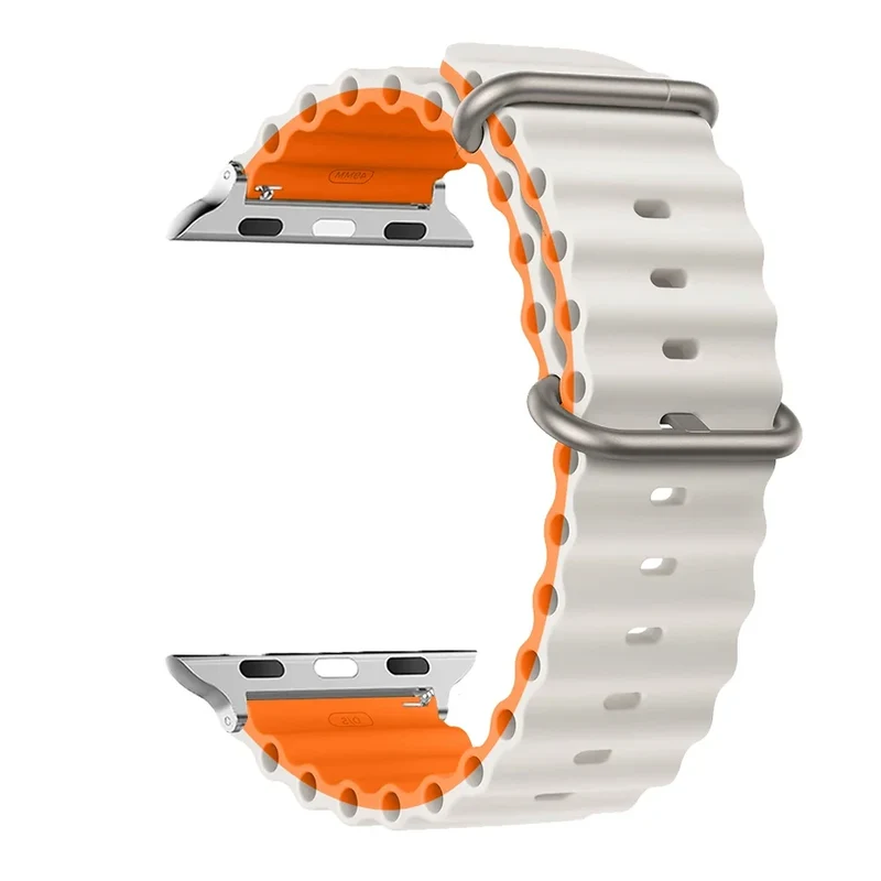 Siliconen Smartwatch Bandje Waterbestendig Ademend Unisex Horlogeband Sportarmband Vervangingsband Polsband | Sansoti