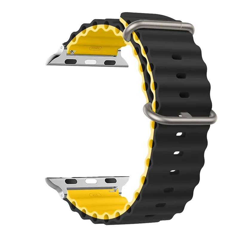 Siliconen Smartwatch Bandje Waterbestendig Ademend Unisex Horlogeband Sportarmband Vervangingsband Polsband | Sansoti