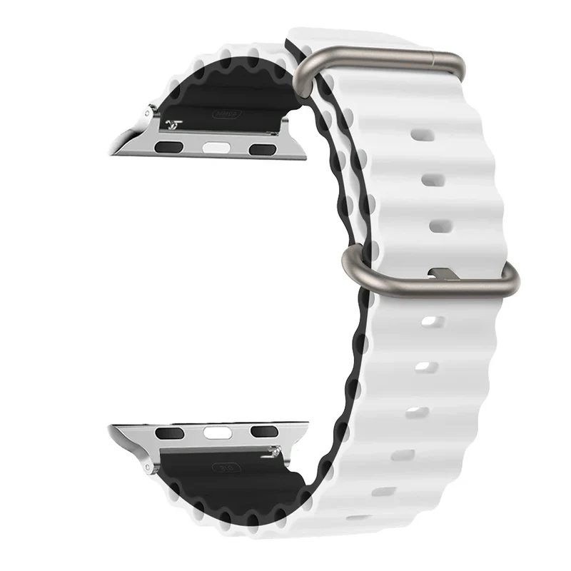 Siliconen Smartwatch Bandje Waterbestendig Ademend Unisex Horlogeband Sportarmband Vervangingsband Polsband | Sansoti