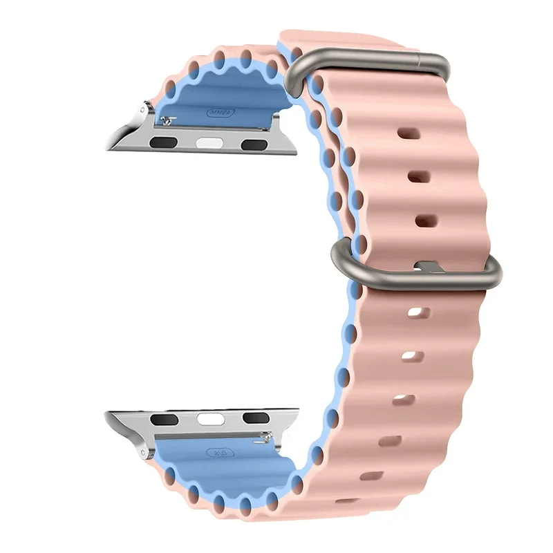 Siliconen Smartwatch Bandje Waterbestendig Ademend Unisex Horlogeband Sportarmband Vervangingsband Polsband | Sansoti