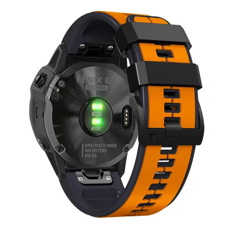Siliconen Horlogeband met Snelsluiting 22mm 26mm Smartwatch Polsband Sportarmband Comfortabel Waterbestendig | Sansoti