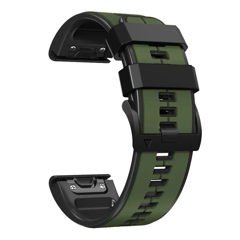 Siliconen Horlogeband met Snelsluiting 22mm 26mm Smartwatch Polsband Sportarmband Comfortabel Waterbestendig | Sansoti