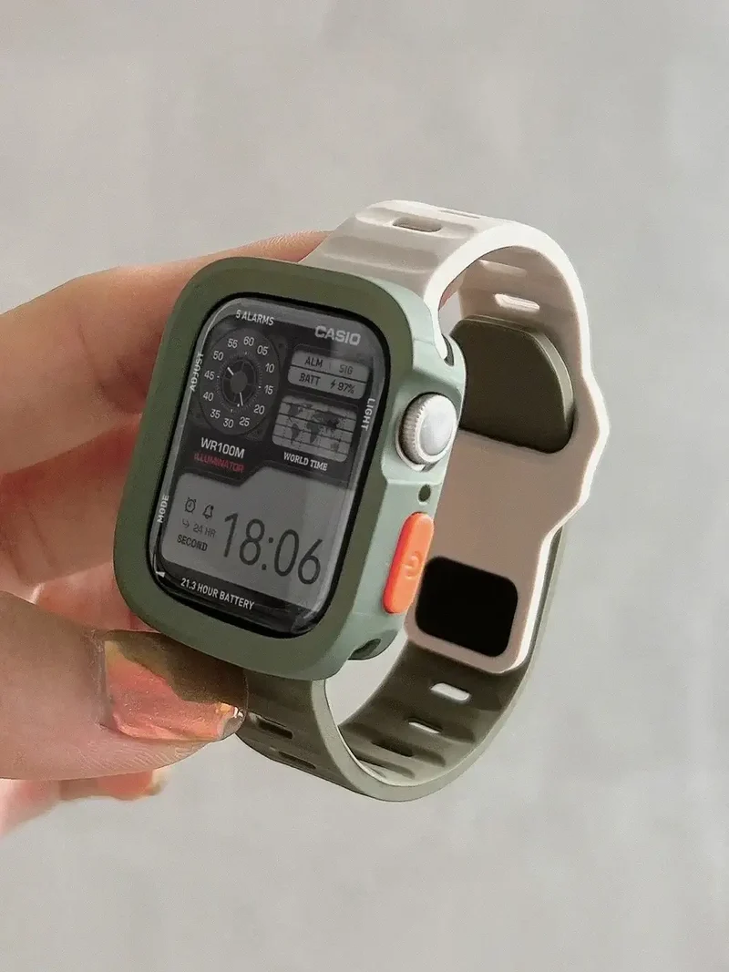 Siliconen Smartwatch Bandje Flexibel Comfortabel met Snelsluiting Sportarmband 38-49mm Universeel Vervanging | Sansoti