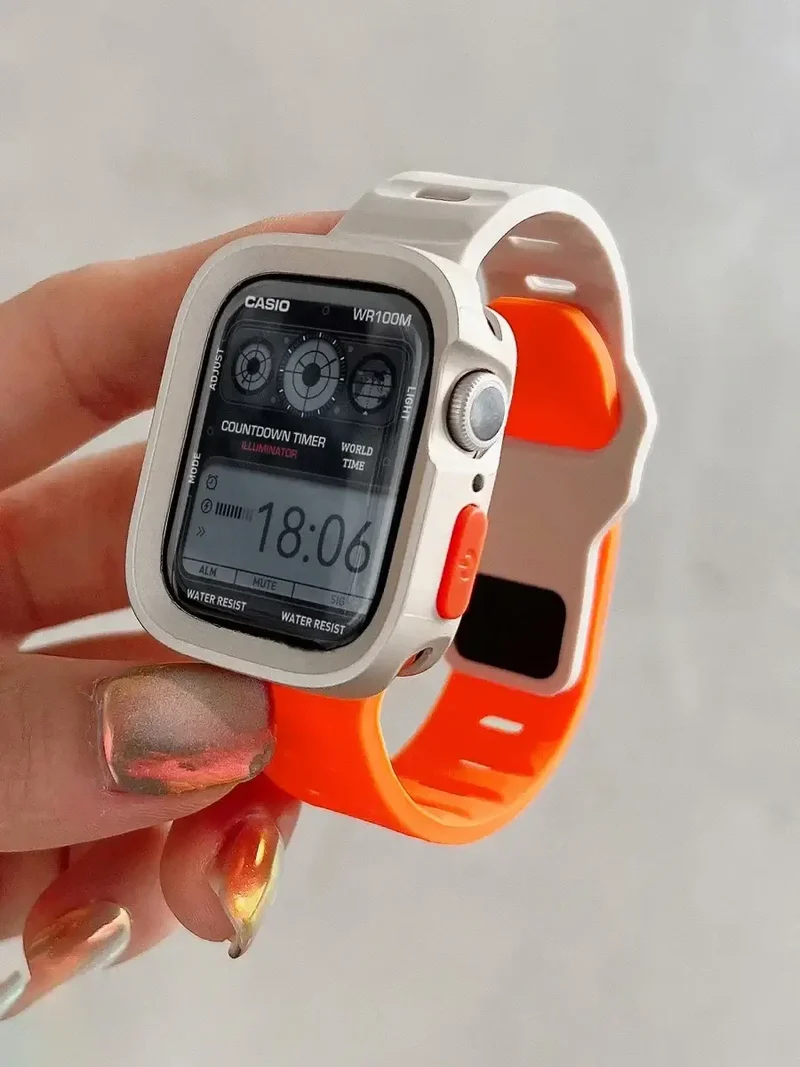 Siliconen Smartwatch Bandje Flexibel Comfortabel met Snelsluiting Sportarmband 38-49mm Universeel Vervanging | Sansoti