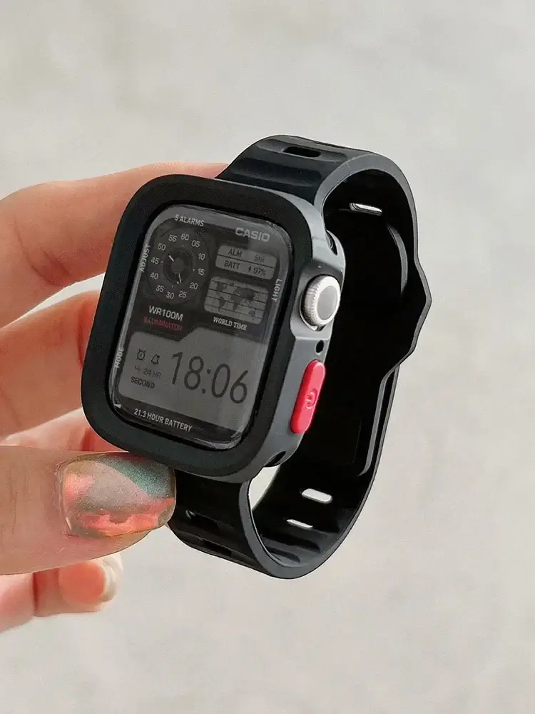 Siliconen Smartwatch Bandje Flexibel Comfortabel met Snelsluiting Sportarmband 38-49mm Universeel Vervanging | Sansoti