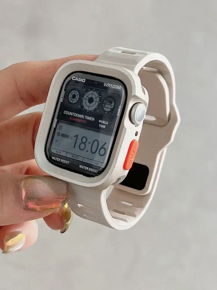 Siliconen Smartwatch Bandje Flexibel Comfortabel met Snelsluiting Sportarmband 38-49mm Universeel Vervanging | Sansoti