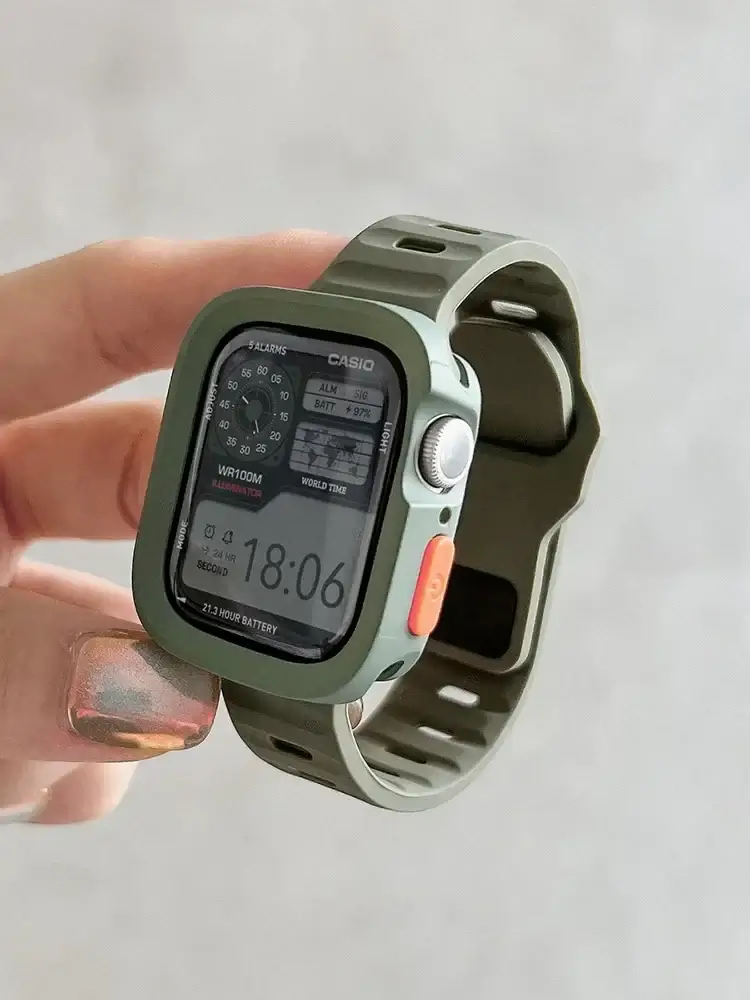 Siliconen Smartwatch Bandje Flexibel Comfortabel met Snelsluiting Sportarmband 38-49mm Universeel Vervanging | Sansoti