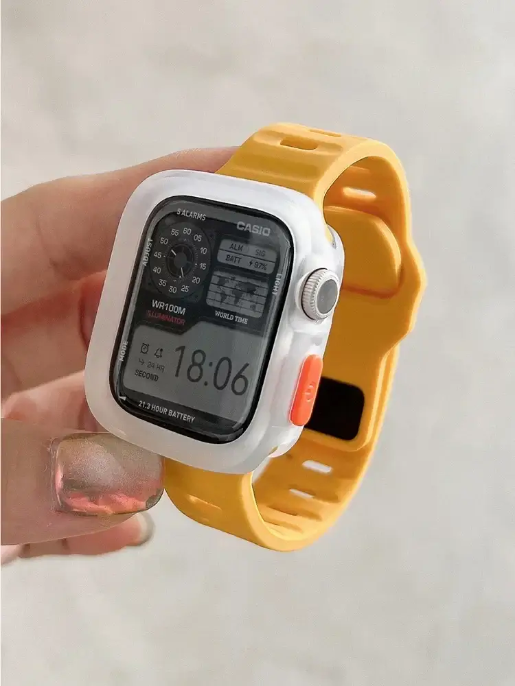 Siliconen Smartwatch Bandje Flexibel Comfortabel met Snelsluiting Sportarmband 38-49mm Universeel Vervanging | Sansoti