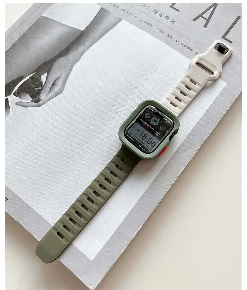 Siliconen Smartwatch Bandje Flexibel Comfortabel met Snelsluiting Sportarmband 38-49mm Universeel Vervanging | Sansoti