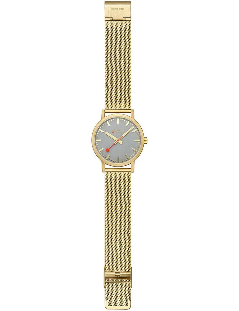 Mondaine Classic A660.30360.80SBM Herrenuhr Grau • Schweizer Quarzwerk • Mineralglas